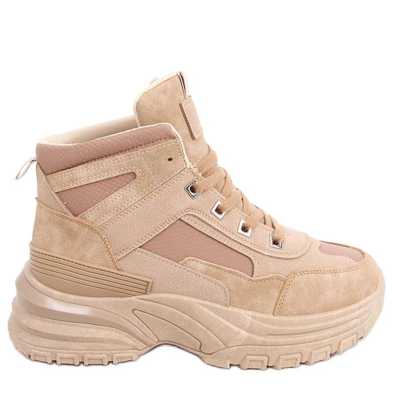 Diana Camel High-Top-Sneakers beige