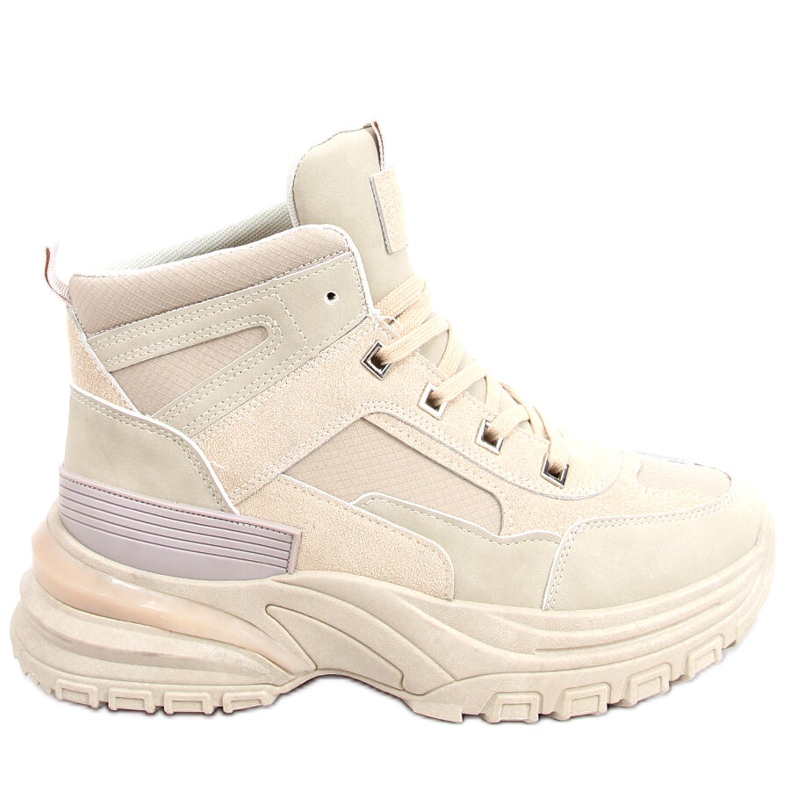 Diana Beige High-Top-Sneakers