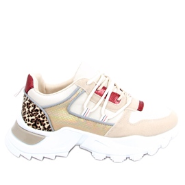 WJ1 Ebba Gold-Trainer beige mehrfarbig