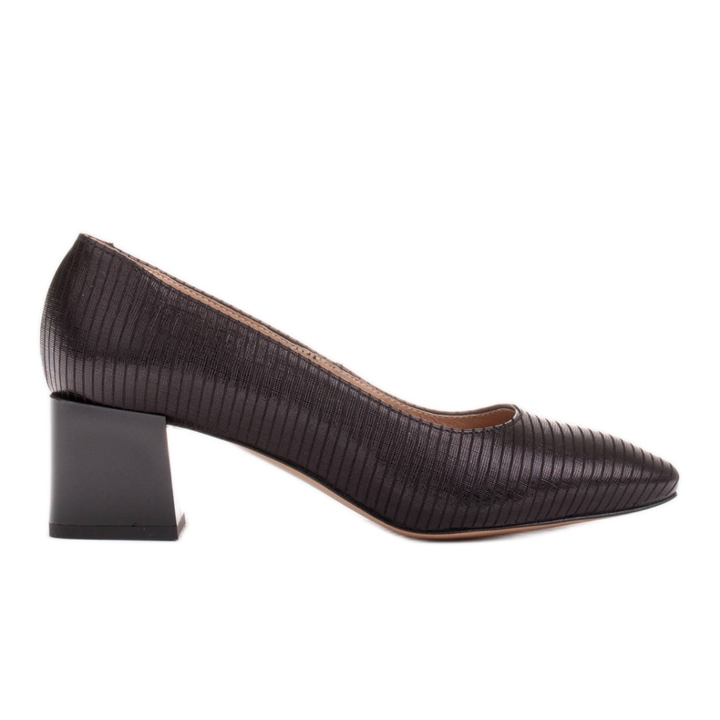 Marco Shoes Pumps aus Naturleder schwarz
