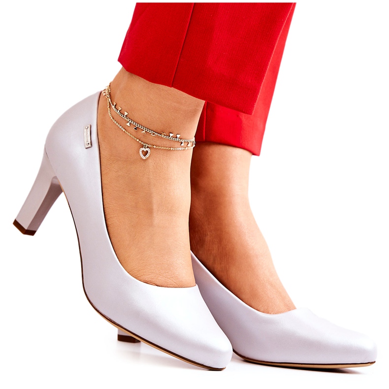 Damenpumps Sergio Leone Silver Pearl Orsola silber-