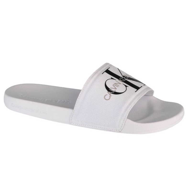 Calvin Klein Slide Monogram Co M YM0YM00061-YAF weiß
