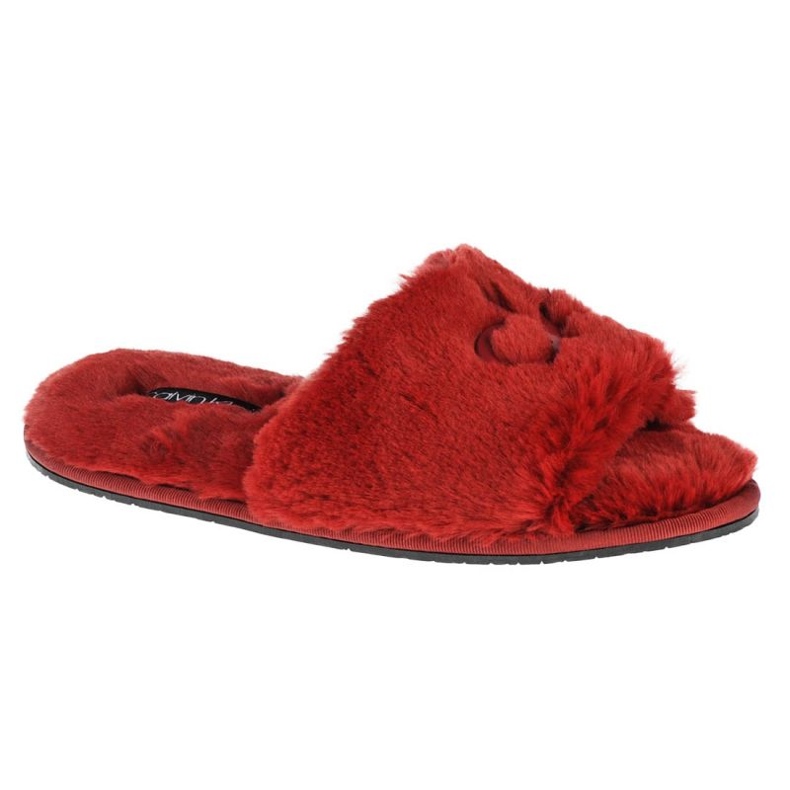 Calvin Klein Slipper Sandal Fur HW0HW00634-XB8 rot