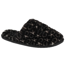Calvin Klein Slipper Mule Fur Mono Hausschuhe HW0HW00536-0GK schwarz
