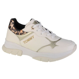Tommy Hilfiger Niedrig geschnittener Schnür-Sneaker W T3A4-31173-1242X048 weiß