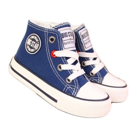 Turnschuhe mit Reißverschluss Big Star Jr HH374085 marineblau