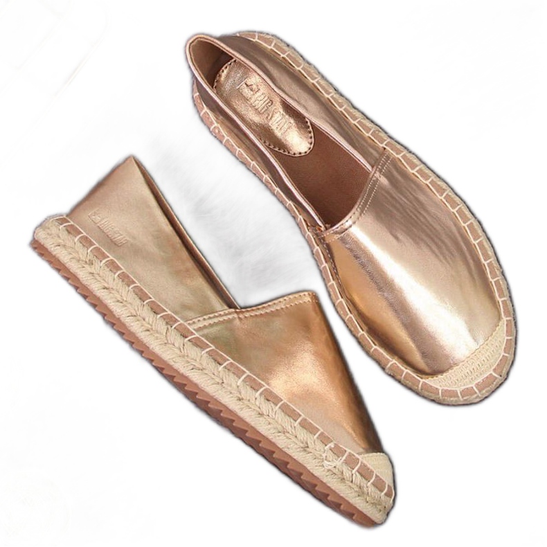 Big Star Espadrilles W HH274503 Gold golden