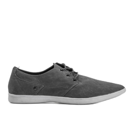 Graue Herrenschuhe 12M-274 braun