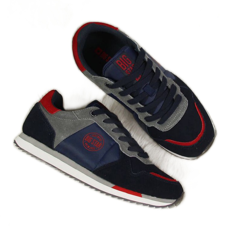 Big Star W GG274A055 marineblaue Turnschuhe schwarz rot navy blau grau