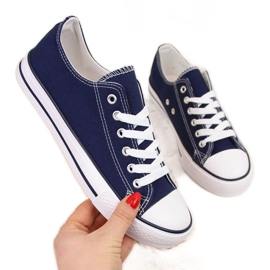 Atletico W ATC266B marineblau niedrige Turnschuhe weiß