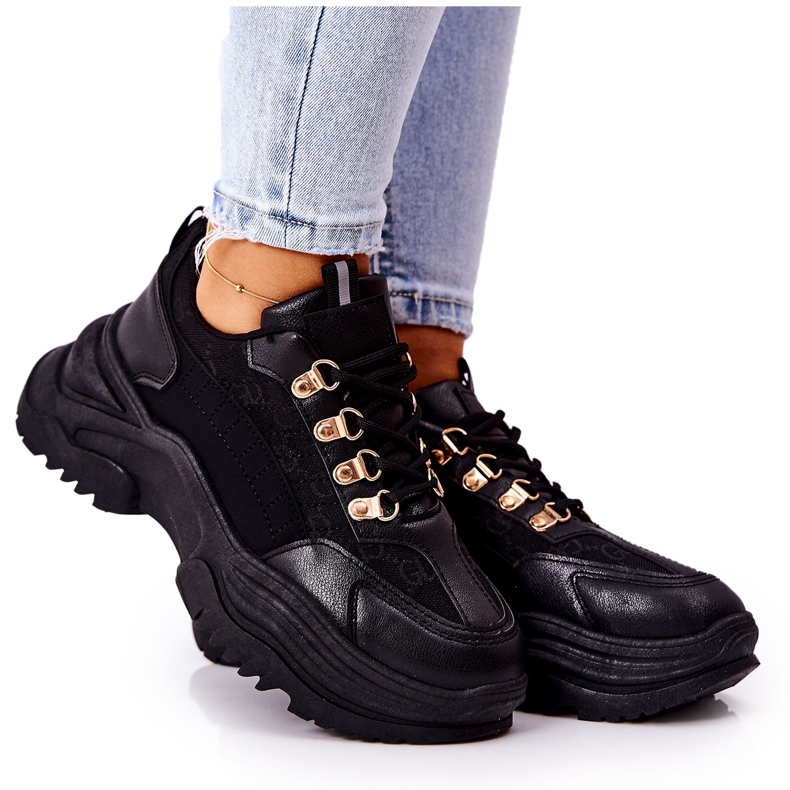 PM1 Sportschuhe auf der schwarzen Flynn-Plattform