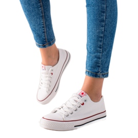 Evento Lässige Turnschuhe weiß