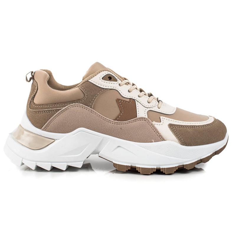 Sweet Shoes Modische Turnschuhe beige braun