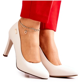 Damenpumps mit Absatz Sergio Leone Hellbeige Campbell