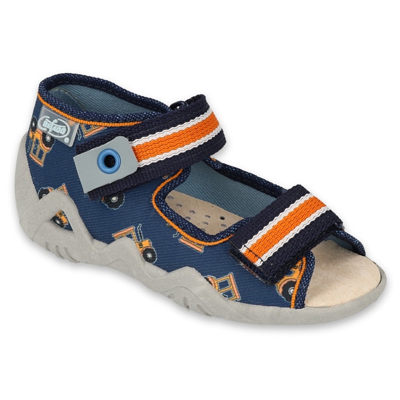 Befado gelbe Kinderschuhe 350P029 blau