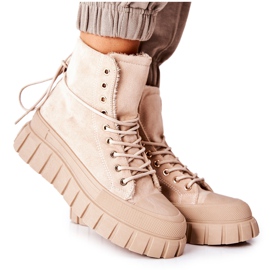 PH1 Warme Sneakers auf der Plattform Beige Marlow