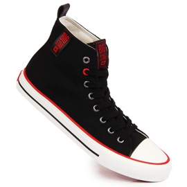 High-Top-Sneaker Big Star W JJ274126 schwarz