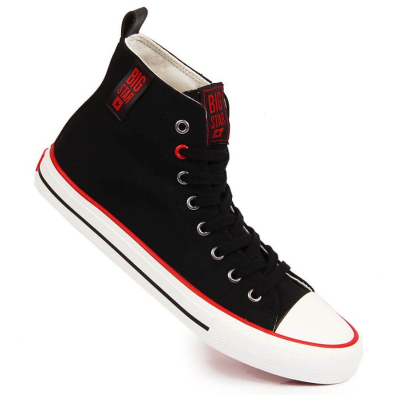 High-Top-Sneaker Big Star W JJ274126 schwarz