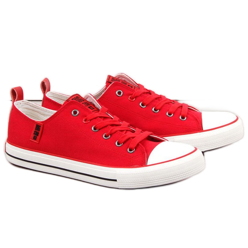 Low-Top-Sneaker Big Star M JJ174063 rot