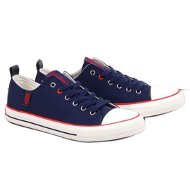 Niedrige Turnschuhe Big Star M JJ174060 marineblau