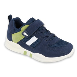 Befado Jugendschuhe 516Q074 navy blau grün