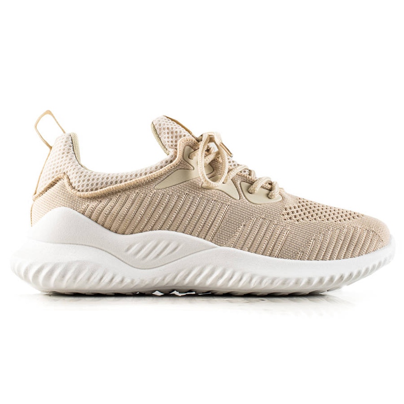 TRENDI Sportschuhe Turnschuhe beige