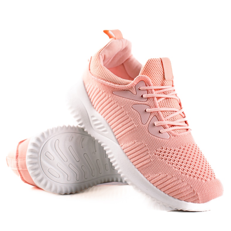 TRENDI Sportschuhe Turnschuhe orange rosa