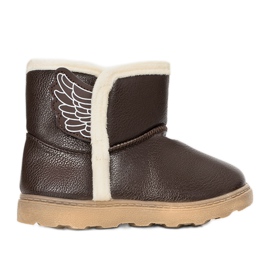 Wings braune Kinderstiefel