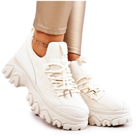 PS1 Sportschuhe Damen Sneaker Hellbeige Miles