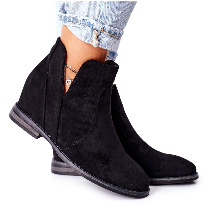 Damenstiefel On Wedge S.Barski Joiva Black schwarz