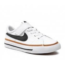 Nike Court Legacy (PSV) Jr DA5381-102 Schuhe weiß schwarz