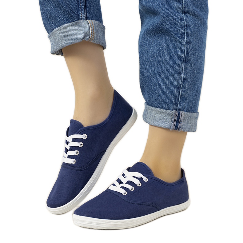 BM Marineblaue Damensneaker von Snicki