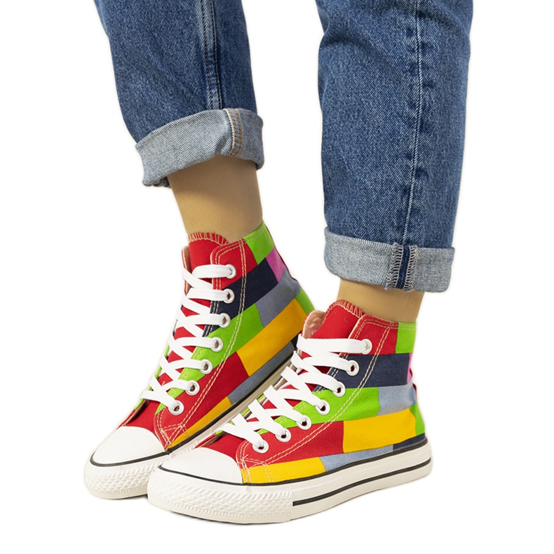 Bunte Turnschuhe von Gabby rot