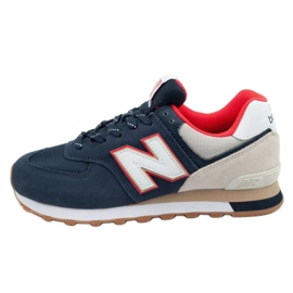 New Balance MML574Skb beige weiß rot marineblau