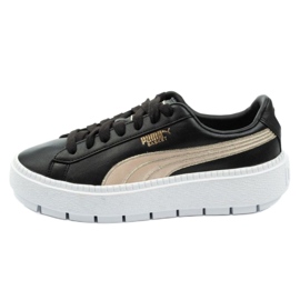 Puma Suede Platform Trace W 367728 01 schwarz golden