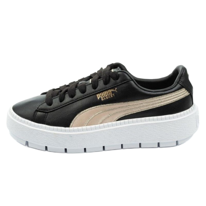 Puma Suede Platform Trace W 367728 01 schwarz golden