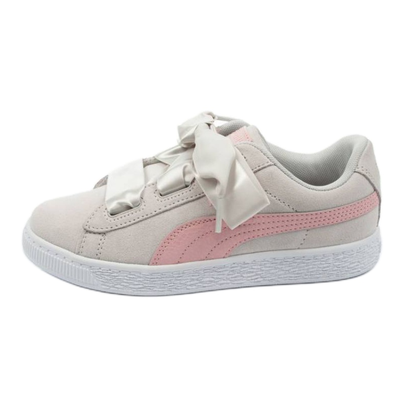 Puma Suede Heart Circles Jr 370569 01 Schuhe rosa grau