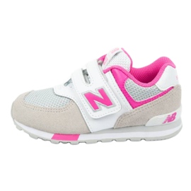 New Balance Jr YV574FNG Schuhe rosa grau