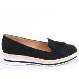 Damen-Slipper, Espadrilles Hilma Black schwarz