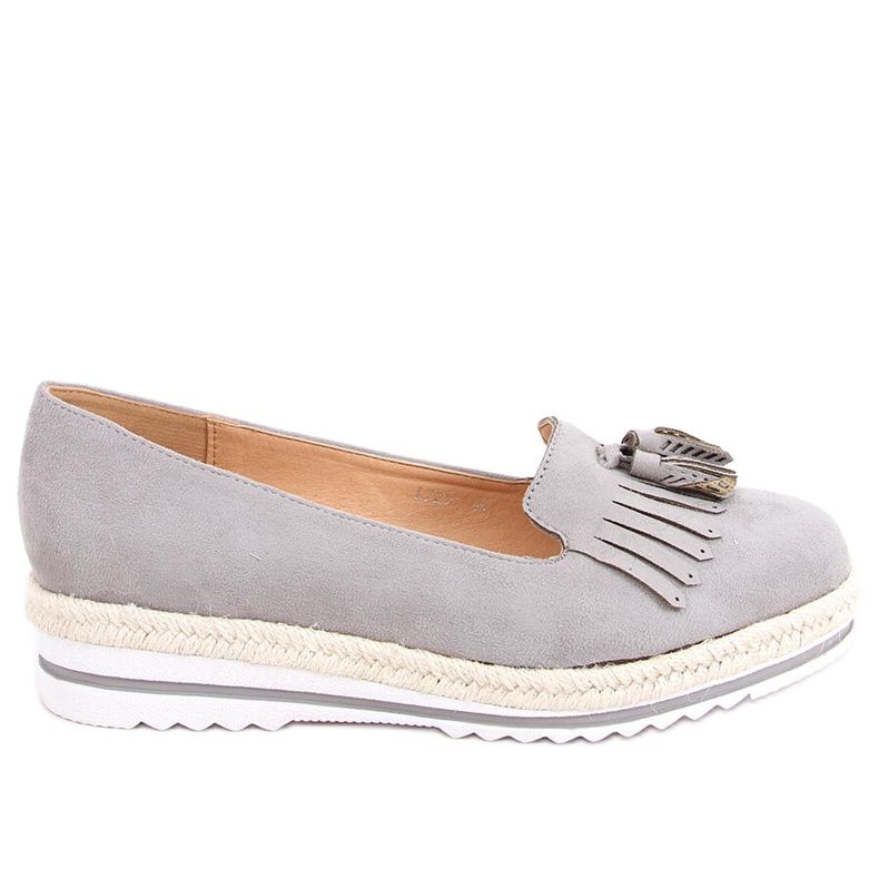Damen-Slipper und Espadrilles Hilma Grey grau