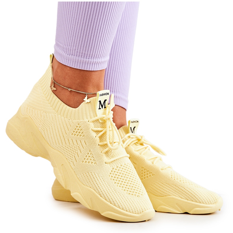 PS1 Sportschuhe Material Sneakers Gelb Nolene