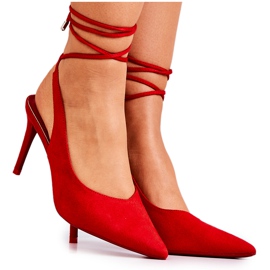 PS1 Stilettos gebunden Red Callie rot