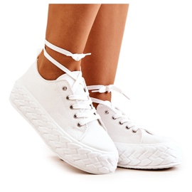 PS1 Turnschuhe auf einer massiven weißen Suzane-Plattform