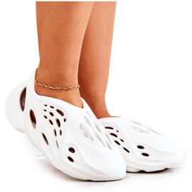 PS1 Leichte Sportschuhe aus weißem Schaumstoff auf der Welle