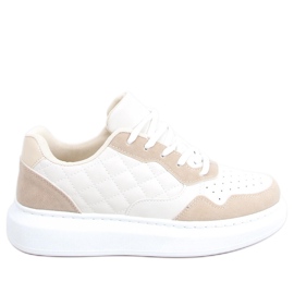 Gesteppte Damensneaker Disa Beige