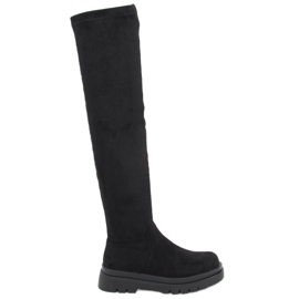 Klas Schwarze Overknee-Stiefel für Damen