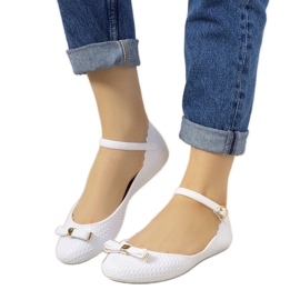 Weiße Ballerinas für Damen Heather