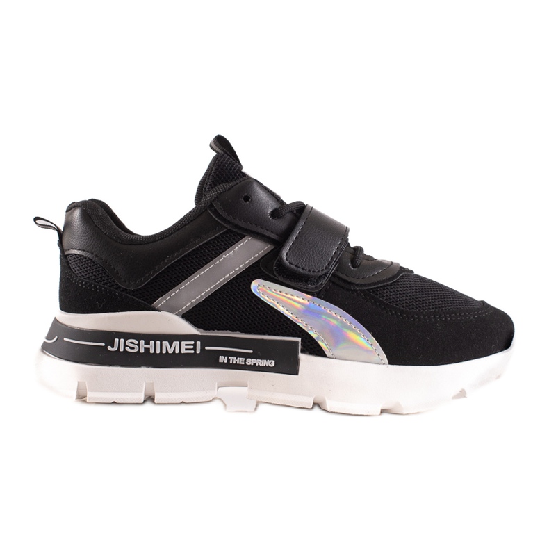 TRENDI Sportschuhe mit Klettverschluss schwarz