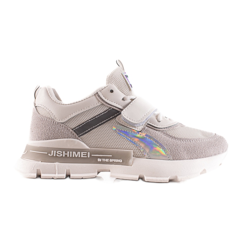 TRENDI Sportschuhe mit Klettverschluss grau