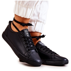 Lederturnschuhe Big Star JJ274312 Schwarz